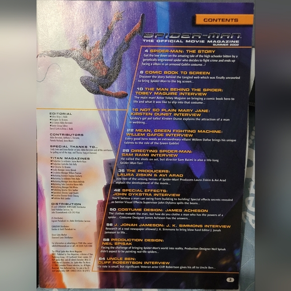 Spider-Man 1 And 2 Official Movie Souvenir Magazines. Excellent Condition - Picture 4 of 6